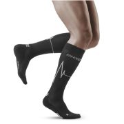 CEP - Sosete de compresie pentru barbati Heartbeat man Tall comp - negru dark clouds