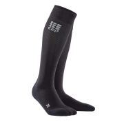 CEP - Sosete lungi compresie pentru femei, recuperare inante si dupa efort Women Recovery socks - negru