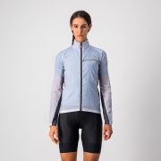 Castelli Squadra Stretch W - jacheta ciclism anti vant pentru femei - argintiu-gri