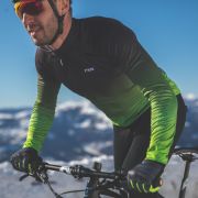 Northwave manusi lungi calduroase - Active Gel - negru-galben-fluo
