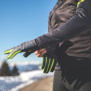 Northwave manusi lungi calduroase - Active Gel - negru-galben-fluo
