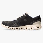 On Cloud X - pantofi alergare pentru femei - negru roz deschis perla