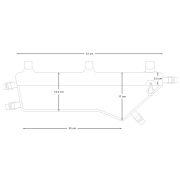 Apidura - geanta cadru bicicleta Expedition Frame Pack 5.3 litri (pentru cadru compact) - gri negru
