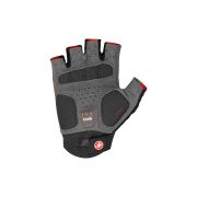 Castelli - Manusi ciclism cu gel pentru femei Roubaix Gel 2 - rosu negru gri