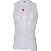 Castelli - maiou pentru ciclism cu perforatii pentru barbati Core Mesh Sleeeveless - alb