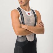 Castelli - maiou pentru ciclism cu perforatii pentru barbati Core Mesh Sleeeveless - alb