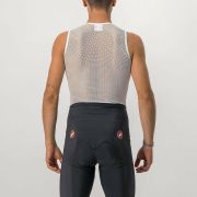 Castelli - maiou pentru ciclism cu perforatii pentru barbati Core Mesh Sleeeveless - alb