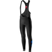 Castelli - pantaloni lungi ciclism iarna pentru barbati  Velocissimo 4 Bibtights - negru albastru