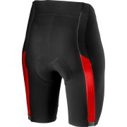 Castelli - pantaloni scurti ciclism pentru femei Velocissima 2 shorts - negru rosu