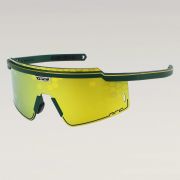 NRC - ochelari soare sport Luxe.65 Oro, lentile Allmat+ oglinda galbene aurii - rama neagra aurie