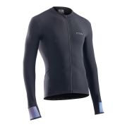 Northwave - bluza ciclism cu maneca lunga pentru barbati Fahrenheit Jersey - negru-holografic