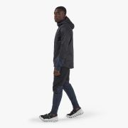 On - jacheta termica alergare pentru barbati, protectie vant si ploaie On Insulator jacket - negru albastru inchis
