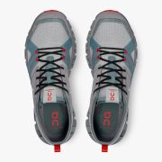 On Cloud X Shift - pantofi alergare pentru barbati - gri deschis Alloy portocaliu alb