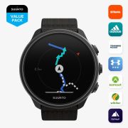 Suunto - ceas sport 9 G1 Baro, ceas inteligent cu GPS si functii avansate pentru sport - negru carbune gri titan