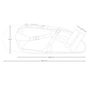 Apidura - geanta bicicleta cu prindere sub sa, Expedition Saddle Pack 17 litri - gri negru galben