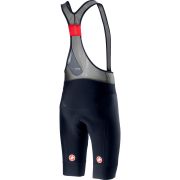 Castelli Free Aero Race 4 - pantaloni scurti pentru ciclism cu bretele - albastru savile gri
