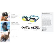 Finis - ochelari inot adulti Bolt Goggles - negru gri fumuriu