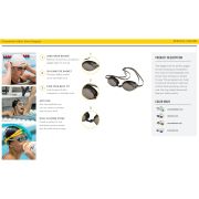 Finis - ochelari inot adulti Tide Goggles - albastru galben