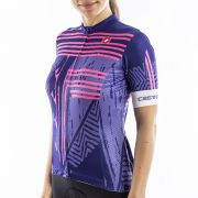 Castelli - tricou ciclism maneca scurta pentru femei Astratta Jersey - albastru lapis mov