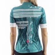 Castelli - tricou ciclism maneca scurta pentru femei Astratta Jersey - verde malachita