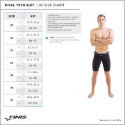 Finis - Costum inot tehnic pentru baieti sau barbati - Rival Jammer - albastru