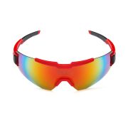 Spiuk - ochelari soare sport Profit, 2 lentile de schimb transparent si rosu oglinda - rama rosie