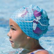 Finis - Casca inot silicon pentru copii Mermaid Silicone Cap Crown - roz multicolor