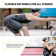 Finis - Costum inot tehnic pentru fete sau femei - Rival 2.0 Open Back Kneeskin - albastru