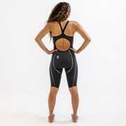 Finis - Costum inot tehnic pentru fete sau femei - Rival 2.0 Open Back Kneeskin - negru
