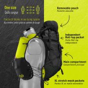 Instinct Trail - vesta alergare - XX 24L + 2x HydraPack 600ml
