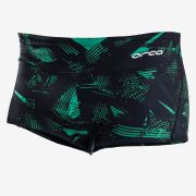Orca - Boxeri inot pentru barbati Square Leg swimsuit - albastru inchis royal verde lime