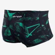Orca - Boxeri inot pentru barbati Square Leg swimsuit - albastru inchis royal verde lime