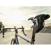 Topeak - geanta sa bicicleta Dynawedge cu prindere sub sa tip universal Velcro si banda guma, marime mica - negru