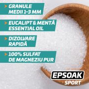 Zen Rituals - sare de baie epsom (Epsoak Sport) cu uleiuri esentiale de Eucalipt si Menta - 1000g