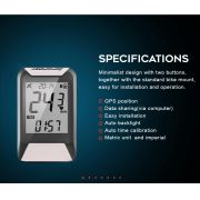 iGPSport - Computer bicicleta cu GPS (Ciclocomputer) IGS130 GPS - negru gri