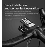 iGPSport - Computer bicicleta cu GPS (Ciclocomputer) IGS130 GPS - negru gri