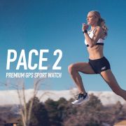 Coros Pace 2 - ceas GPS sport premium cu curea bleumarin de silicon