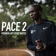 Coros Pace 2 - ceas GPS sport premium cu curea bleumarin de silicon