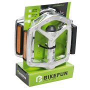 Bikefun - Pedala aluminiu Bicicleta Bikefun Jump - argintie
