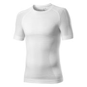 Castelli - bluza de corp pentru ciclism cu maneca scurta Core Seamless Base Layer SS - alb