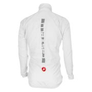 Castelli - jacheta ciclism ploaie Squadra ER - alb