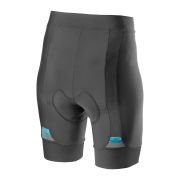 Castelli - pantaloni scurti pentru ciclism pentru femei Prima Short - gri inchis albastru