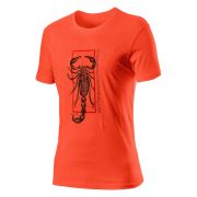 Castelli Tricou ciclism casual cu maneca scurta Logo Tee - portocaliu burnt orange