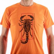 Castelli Tricou ciclism casual cu maneca scurta Logo Tee - portocaliu burnt orange