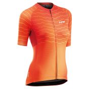 Northwave - tricou pentru ciclism cu maneca scurta pentru femei Blade Women Jersey - portocaliu negru