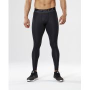 2XU - Colanti compresie lungi pentru barbati Accelerate Compression Tight - negru sageti negre