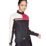 2XU - Jacheta ciclism waterproof pentru femei Aero Wind Defence Cycle Jacket - negru roz crem