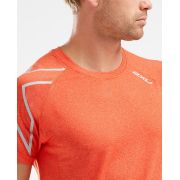 2XU - Tricou tehnic maneca scurta barbati XCTRL SS Tee - portocaliu argintiu