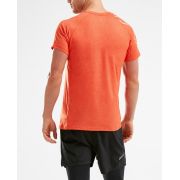 2XU - Tricou tehnic maneca scurta barbati XCTRL SS Tee - portocaliu argintiu