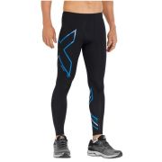2XU - colanti compresie lungi pentru barbati Compression Ice X - negru albastru